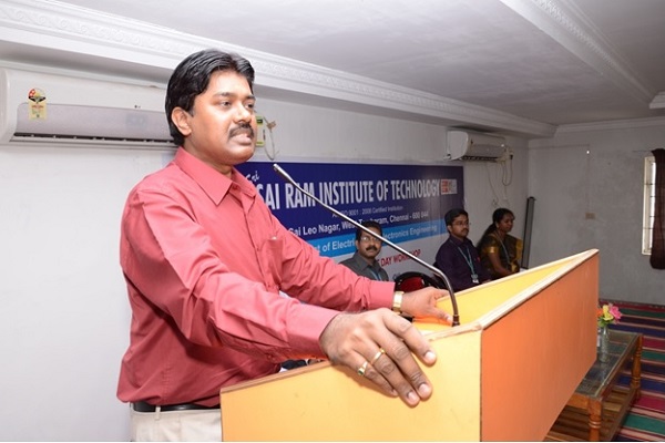Department of EEE organizedOne day Workshop on Recent Trends in Renewable  Energy by Dr.R.Velraj, Professor & Director, Institute for Energy Studies,  CEG, Anna University, Chennai on 31.03.2015. - Electrical & Electronics  Engineering (